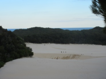 Sand dune jumping